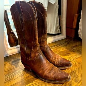 LUCCHESE | Brown Cowboy Boots